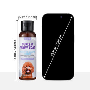 100ml Pet Shampoo for Poodles - Long-Lasting Deodorizing for Light Shedding Dogs - Perfect for Maintaining Soft Coats