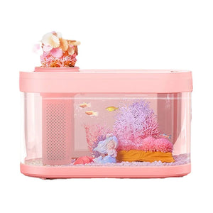 Fish Tank Aquarium Acrylic Desktop Fish Farming Tank Smart Amphibious Eco Plastic Fish Tank