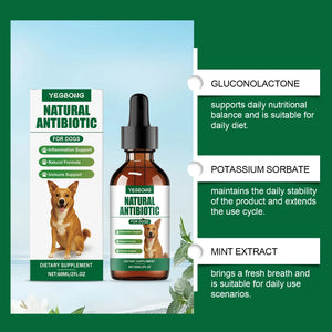 60ml Immune-Boosting Multivitamin Supplement for Dogs, Gentle Formula to Relieve Skin Discomfort, Daily Nutrition Supplement