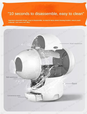 Electric Cat Toilet Extra Large Intelligent Cat Litter Box Fully Enclosed Poop Shovel Fully Automatic Cat Litter Box Low Noise