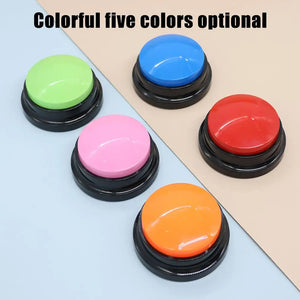 Dog Communication Buttons Voice Recording Button for Pet Training Buzzer Record Playback Funny Gift for Talking Pet