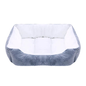 Bed for Dog Cat Pet Square Plush Kennel Medium Small Dog Sofa Bed Cushion Pet Calming Dog Bed House Pet Supplies Winter