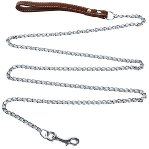 Dog Chain Durable Anti-Bite Metal Chain Small Medium Large Dog Leash Handle Convenient Practical Pet Supplies Pet Accessories