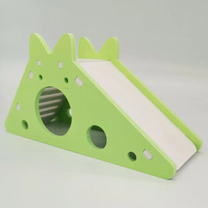 Hamster Slide Toy Pet House Villa Cage Ladder Exercise Toy for Hamster Mouse Rat Guinea Pig Assembled Hamster