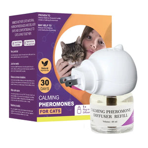 Pet cat anti stress electric heating liquid, cat soothing and soothing pheromone electric heating liquid, cat toilet training