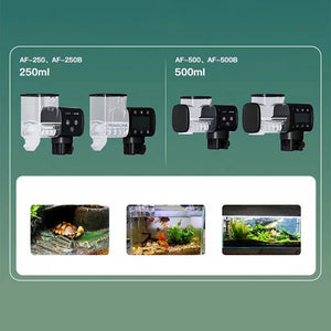 Aquarium Fish Tank Feeder Intelligent Automatic Feeder Digital Timing Wifi Wireless Remote Control Fish Feeding