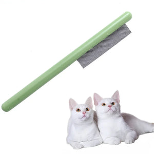 Cat Comb, A Pet Hair Combing Tool, With Dense Teeth, Removes Loose Hair And Fleas, And Massages The Skin