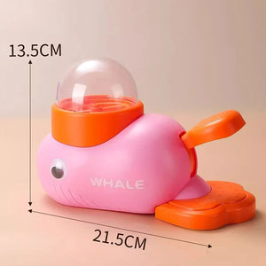 Pet Snack Feeder Dog Food Dispenser Automatic Feeder Puppy Cartoon Duck Whale Design Used To Train Cats Accessories Supplies