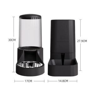 Cat Water Dispenser Moisture-proof Feeders and Water Fountain Large Capacity Detachable Design Cat Accessories for Cats