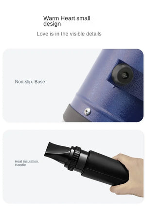 Professional Power Hair Dryer for Dogs, Negative Ion Animal Hair Dryer, Silent, High Velocity, Pet Dog, 2200W