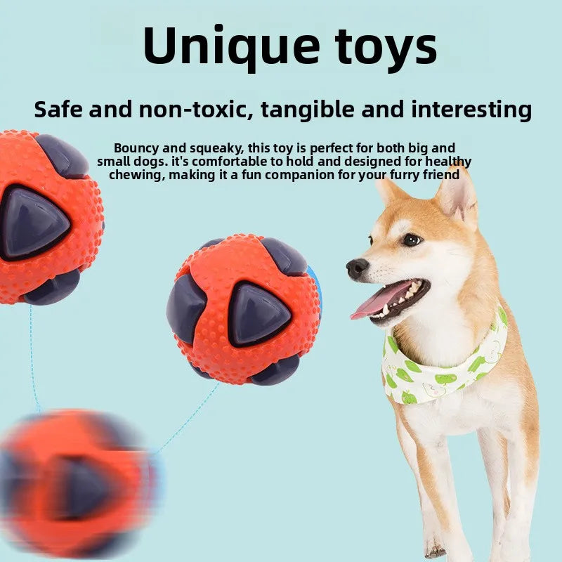 Pet Dog Toy Ball, Grinding Teeth, Biting and Relieving Boredom Tool, Durable and Indestructible, Dog Specific Interactive Toy