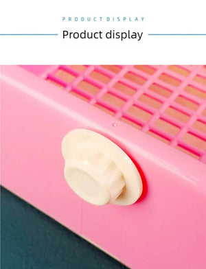 Rabbit toilet with high anti spray urinal, small pet with drawer, toilet bowl, Dutch pig, Totoro pet, rabbit toilet