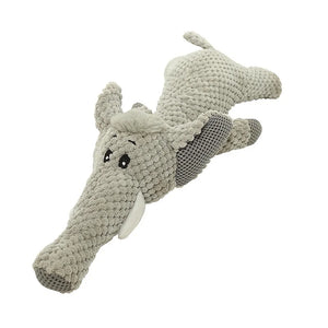 Dog Sounding Toy Molar Training Decompress Interactive Bite Resistant animal Shape Plush Toys Pet Dog Toy