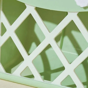 Rabbit Grass Basket Hanging Rabbit Hay Feeder Fixed Large Capacity Rabbit Grass Rack Anti-tipping with Lid Hay Manger Grass Rack