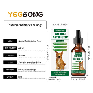 60ml Immune-Boosting Multivitamin Supplement for Dogs, Gentle Formula to Relieve Skin Discomfort, Daily Nutrition Supplement