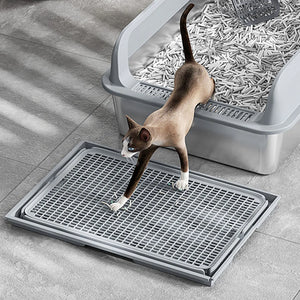 Cat Litter Mat Kitty Litter Mat Lightweight Sturdy Kitty Litter Trapping Mat Waterproof Non Slip Litter Boxes Trapping Mat Boxes