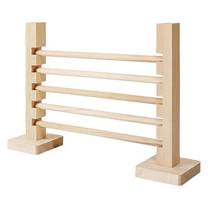 Rabbit Jump Hurdle Bar Adjustable Height Wood Hurdle Bar Obstacle Game for Rabbit Pet Bunny Jump Running Training toys