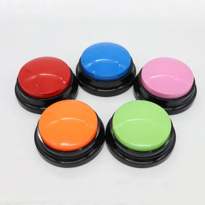 Dog Communication Buttons Voice Recording Button for Pet Training Buzzer Record Playback Funny Gift for Talking Pet