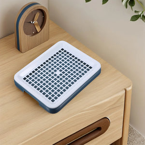 Rabbit Litter Box Square Design For Small Animals Separation Urine Poop Durable Plastic Easy Clean Portable Toilet Trainer