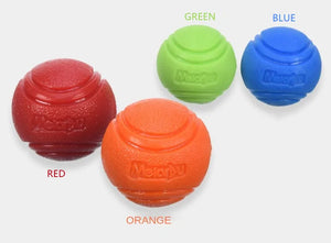 Bouncy Rubber Ball for Pet Dog, Solid Ball, Resistance to Chew Toys, Outdoor Throwing for Dogs