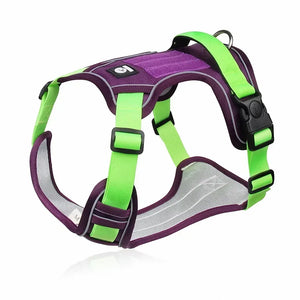 Pet Dog Harness Reflective Adjustable German Shepherd Outdoor Training Vest Wear-resistant And Explosion-proof Shock Harnesses