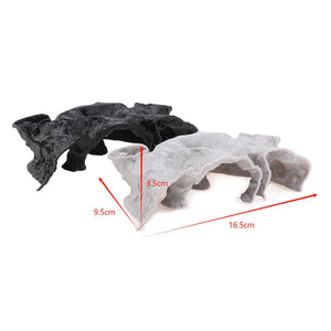 Fish Tank Underground Cave For Fish Shrimp Reptile Shelter Hiding Houses 3D Printing Aqaurium Landscaping Ornaments Decor