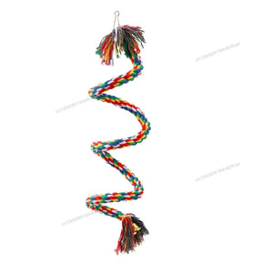 Bird Shredding Toys Wooden Blocks Colorful Parrot Chewing Foraging Hanging Toy for Parakeets Love Birds Budgies