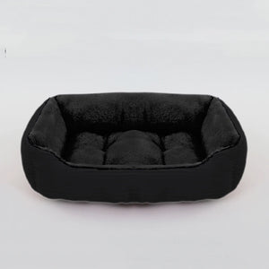 Bed for Dog Cat Pet Square Plush Kennel Medium Small Dog Sofa Bed Cushion Pet Calming Dog Bed House Pet Supplies Winter
