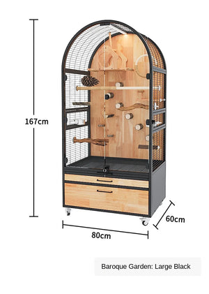 Hot Selling Indoor Stylish Breathable Removable Bird Cage Breeding Durable Wooden Bird House Suitable For All Kinds Of Birds