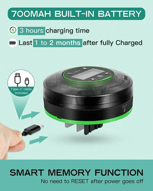 Aquarium Automatic Food Dispenser Automatic Fish Feeder USB Rechargeable Auto Fish Food Dispenser with Timer LCD Display