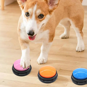Dog Communication Buttons Voice Recording Button for Pet Training Buzzer Record Playback Funny Gift for Talking Pet