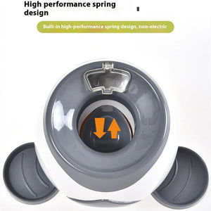 Dog Tennis Ball Food Reward Machine, Interactive Puzzle Toy with Slow Food Dispenser,Outdoor Training Toys Ball Launcher For Pet