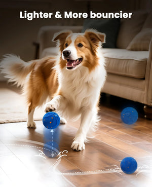 Intelligent interactive dog toy, with automatic movement,bouncing and rotating functions,a rolling ball for medium to large dogs