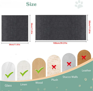Cat Climbing Mat with Self-Adhesive Backing Sturdy Multi-Purpose Non-Slip Scratching Pad Funitures Protective Mat Pet Accessorie