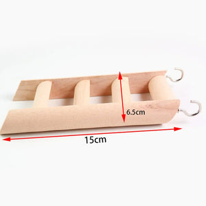 Hamster Ladder Natural Wooden Hamster Climbing Toy Small Pet Toy for Hamster Squirrel Guinea Pig Pet Rat Toys