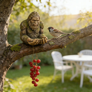 Big-foot Bird Feeder Garden Sculpture Birdfeeder Yard Art Decoration Wild Bird Feeding Station Resin Crafts For Patio Yard
