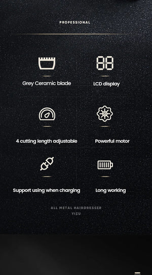 Electric Dogs Grooming Clipper Professional Hair Cutter for Pets Hair Trimmer Cordless Low Noise Shaver Cutter Machine Scissors