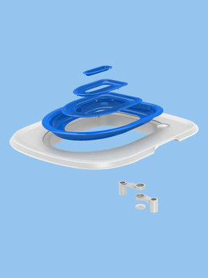 Cat Toilet Training Trainer Litter Box Toilet Teaching Cat to Use Toilet Bowl Cat Bathroom Training Seat for Cats