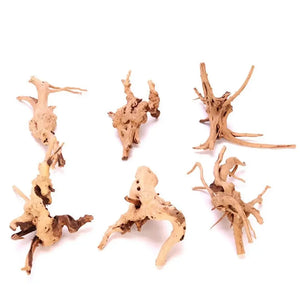 Natural Wooden Fish Tank Decorations Plant Stem Tree Trunk Driftwood Tree Aquarium Fish Landscaping Tree Decoration Ornaments ﻿