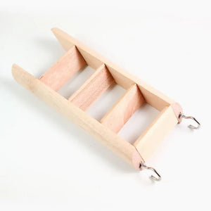 Hamster Ladder Natural Wooden Hamster Climbing Toy Small Pet Toy for Hamster Squirrel Guinea Pig Pet Rat Toys