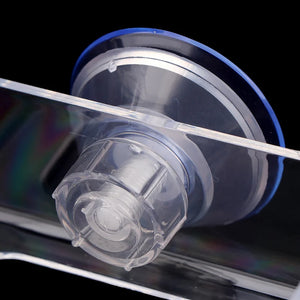 〔W〕Fish Tank Feeding Ring Transparent Acrylic Rectangle Round Shape Aquarium Suspensible Feeder For Tank Floating Food Dispenser