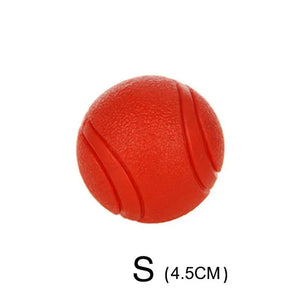 Durable Bouncy Dog Toy for Pets Chew Proof Rubber Ball S to L Size Training Interactive Chew Resistant Molar Ball