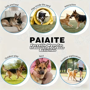 Pet Hoodie for Medium To Large Dogs | Classic Black with Yellow SECURITY Print, Fleece-Lined for Warmth and Breathability