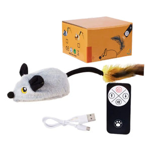 Simulation Remote Control Electric Indoor And Mouse Reliever Toy Pet Chasing Boredom Toy Rechargeable Wireless Indu K6i8