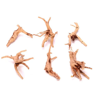 Natural Wooden Fish Tank Decorations Plant Stem Tree Trunk Driftwood Tree Aquarium Fish Landscaping Tree Decoration Ornaments ﻿