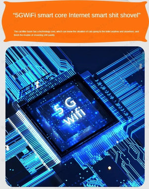 Electric Cat Toilet Extra Large Intelligent Cat Litter Box Fully Enclosed Poop Shovel Fully Automatic Cat Litter Box Low Noise