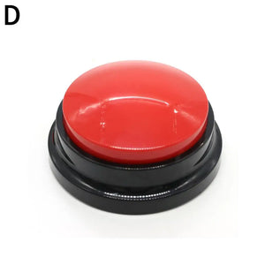 Dog Communication Buttons Voice Recording Button for Pet Training Buzzer Record Playback Funny Gift for Talking Pet