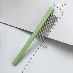 Cat Comb, A Pet Hair Combing Tool, With Dense Teeth, Removes Loose Hair And Fleas, And Massages The Skin