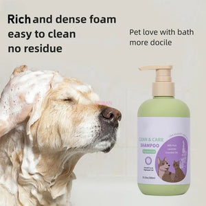 Dog 2-in-1 Shampoo Hypoallergenic Conditioner Moisturise The Hair Lavender Scent Smelly Dog Probiotic Shampoo Pet Clean Supplies