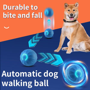 Dog Ball,Automatic Bouncing Ball for Dogs, Puppy Essentials, Vibrating Dog Ball, Dog Birthday, Interactive Dog Toys